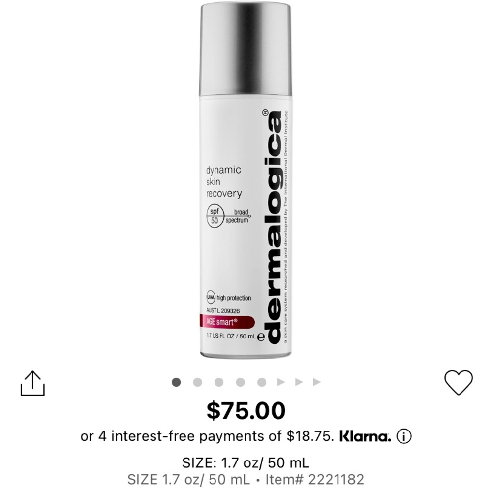Dermalogica Dynamic Skin Recovery SPF50